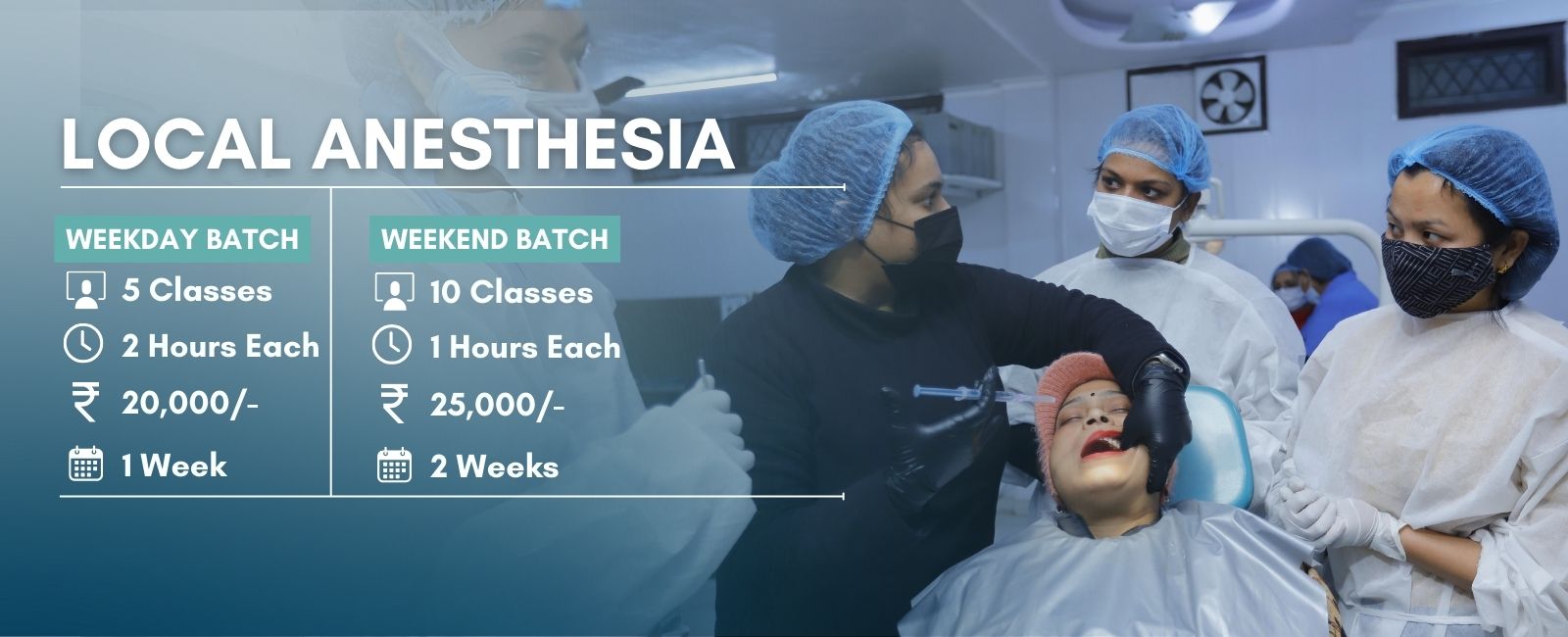 Local anesthesia Course in Delhi