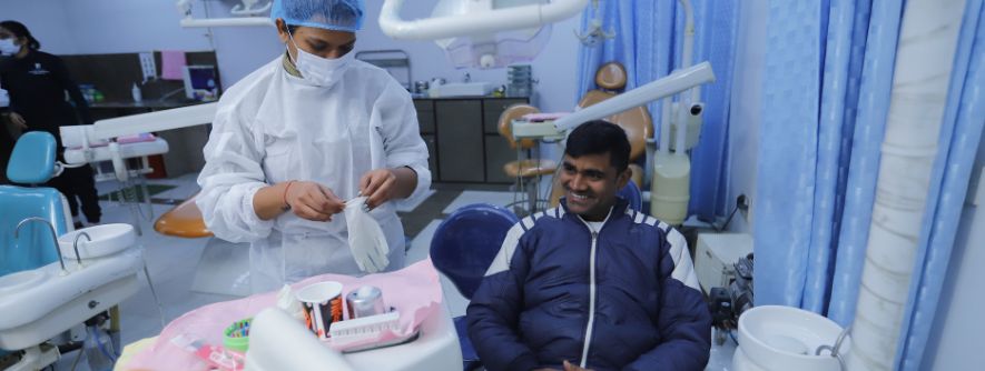 doctors team in dental academy