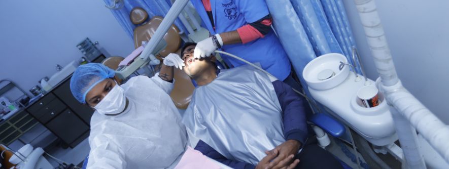 doctors team in dental academy