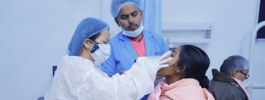 doctors team in dental academy