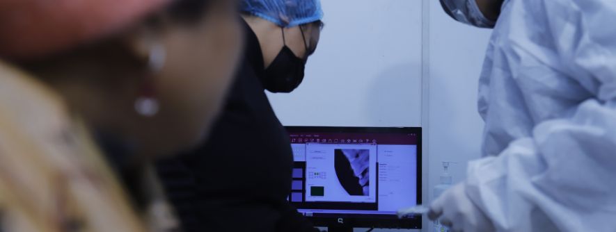 doctors team in dental academy